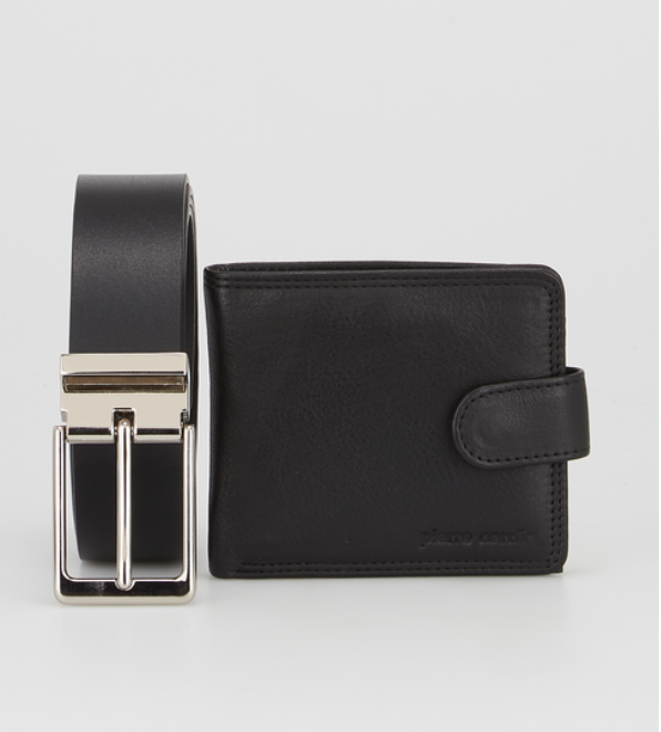 Strandbags Pierre Cardin Leather Wallet and Belt Gift Set Canberra Outlet